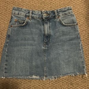 Lululemon denim top shop mini skirt